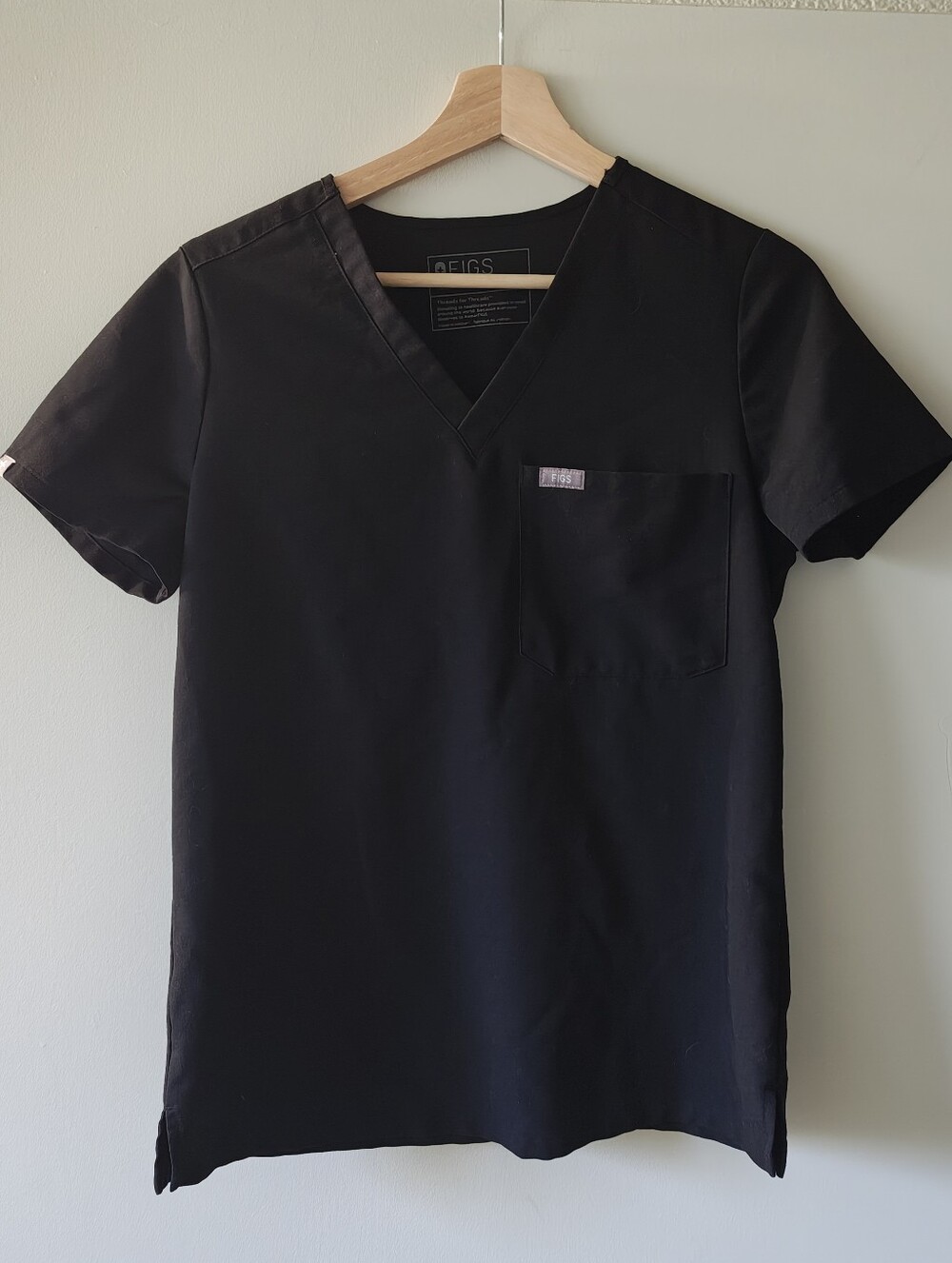 Black Figs Catarina Scrub Top S